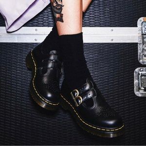 NIB Dr Martens Mary Jane 8065 Brand New Never Worn Doc Martens Black Size 8